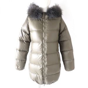 Other DUVETICA KAPPADUE Raccoon Fur Hooded Down Coat Khaki Others Outerwear 40